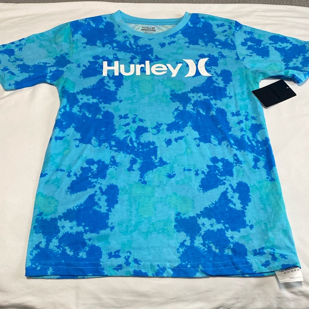 Hurley Boys' Classic Graphic T-Shirt | Size: Large / 12-13 YRS | Color: Blue